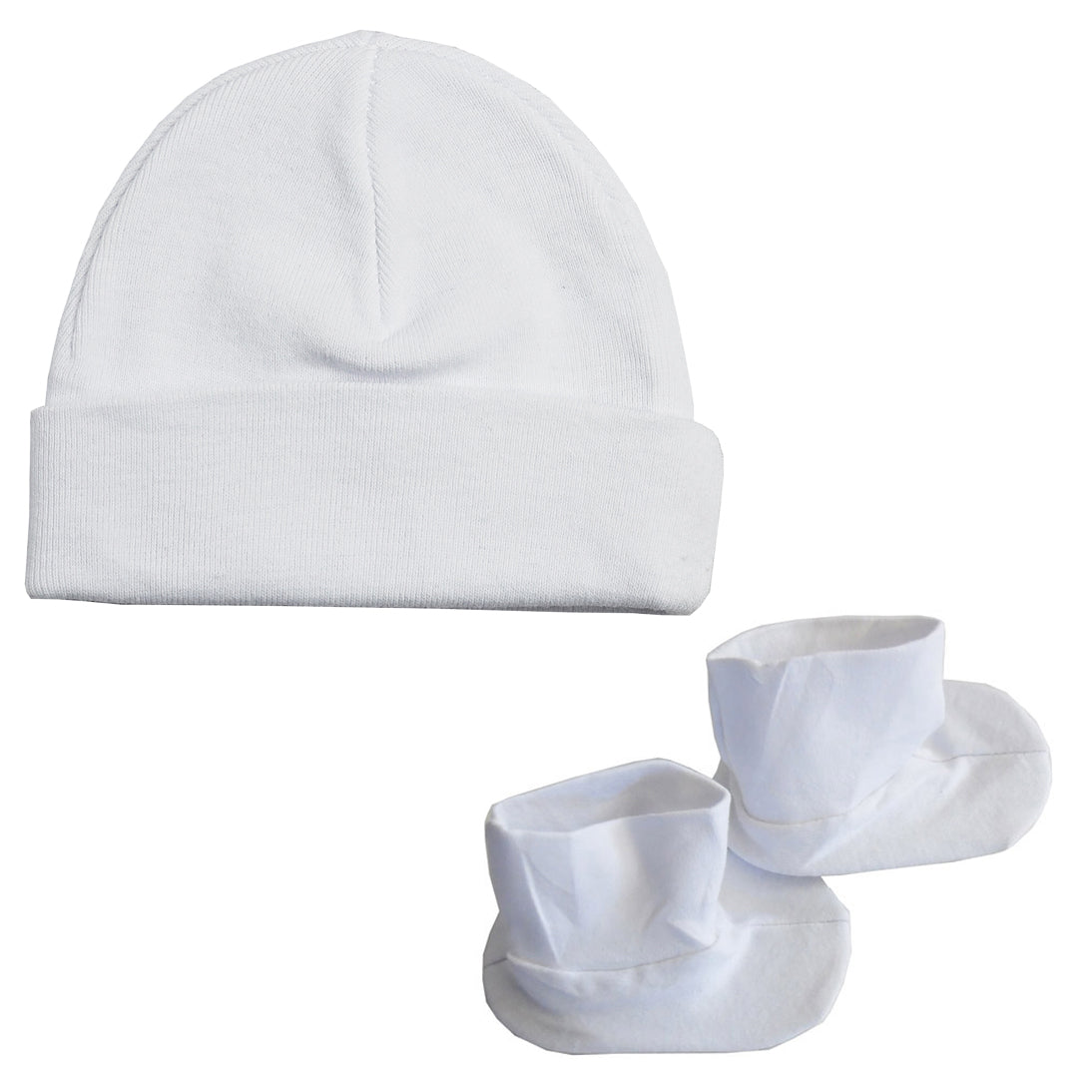 The Cap and Bootie Set — White