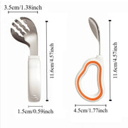 The Travel Cutlery Set — Stainless & Silicone