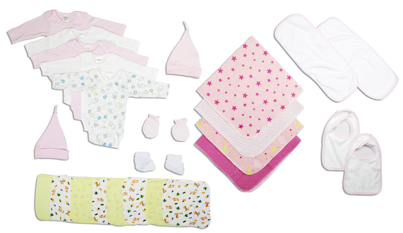The Newborn Layette — Seventeen-Piece, Girls