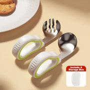 The Travel Cutlery Set — Stainless & Silicone