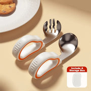 The Travel Cutlery Set — Stainless & Silicone