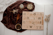 The Letter Lacing Board — Lowercase Alphabet