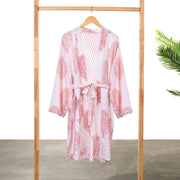 The PINK CITY Robe — Block-Printed