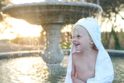 The Whale Hooded Towel & Washcloth Set