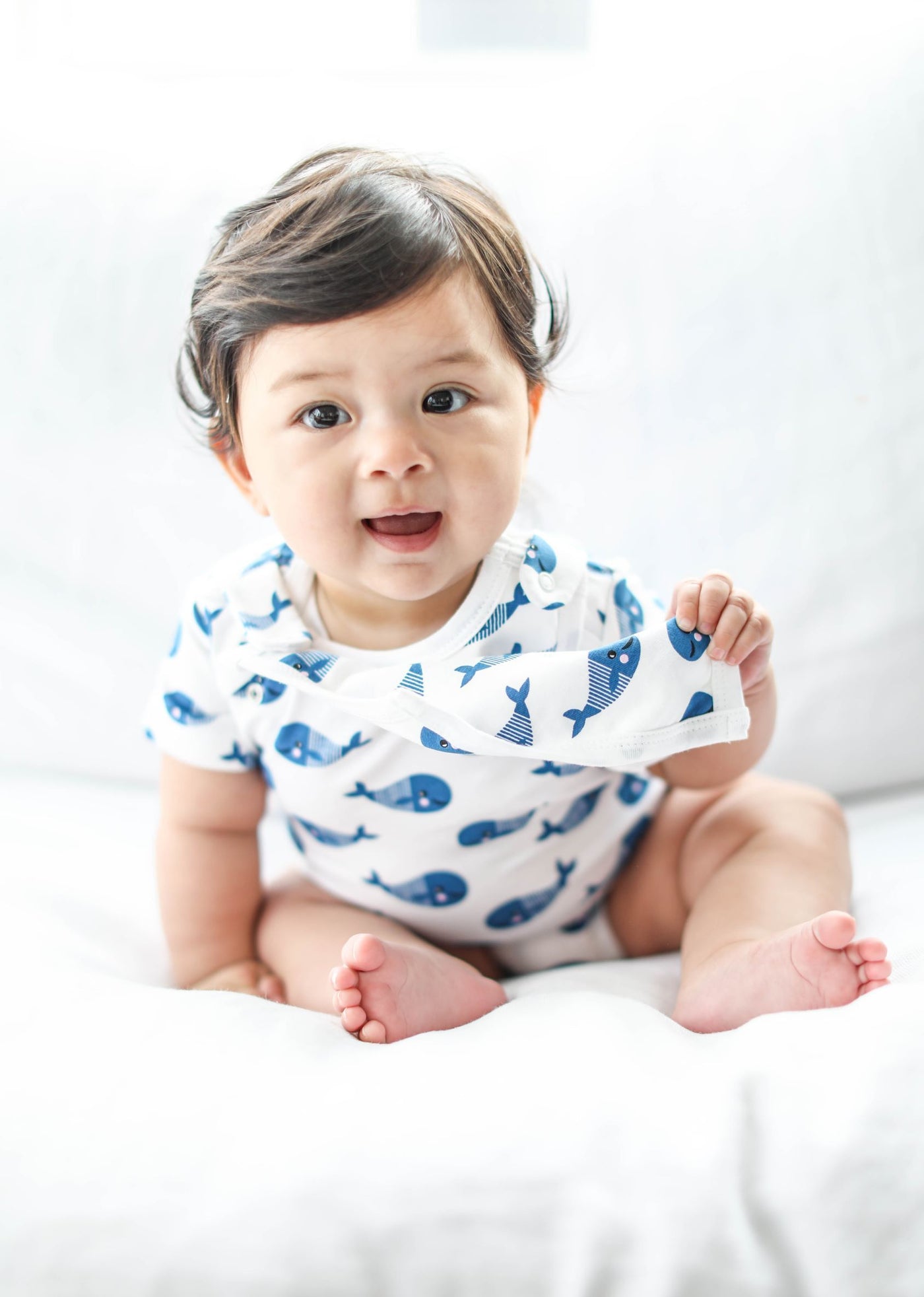 The Bodysuit & Bib — Blue Whale