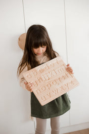 The Letter Lacing Board — Lowercase Alphabet