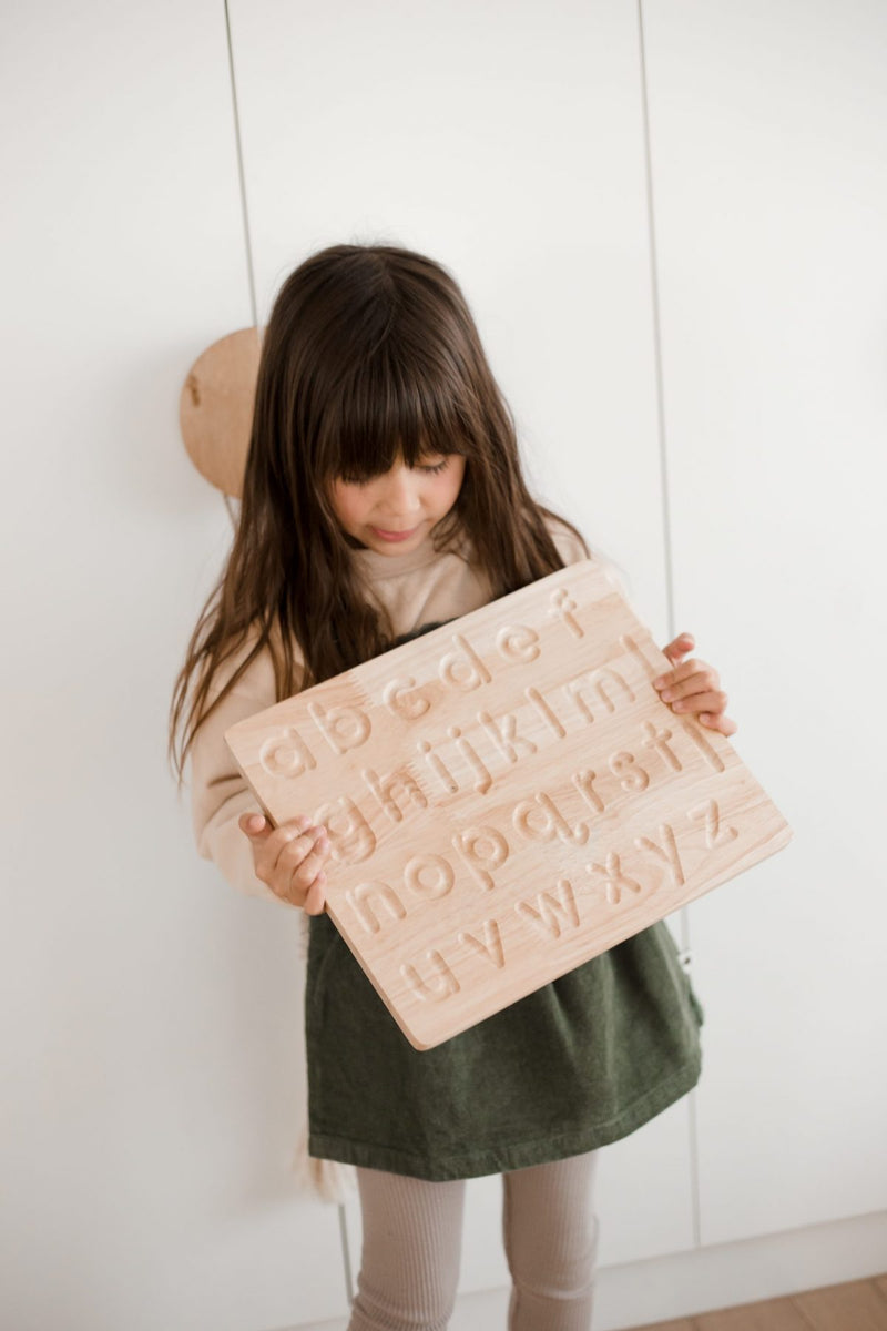 The Letter Lacing Board — Lowercase Alphabet
